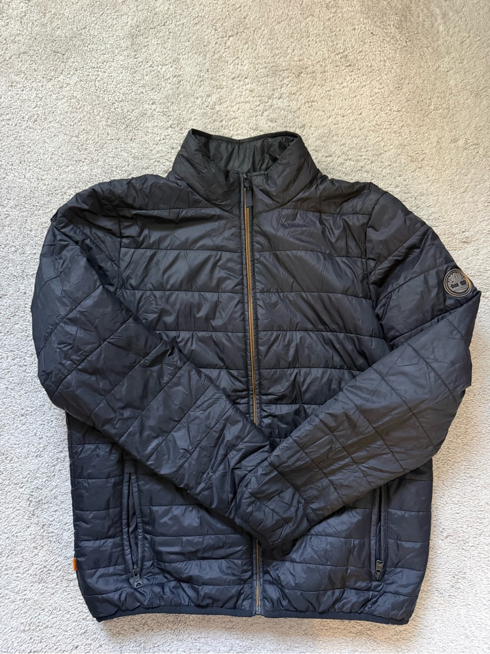 Timberland Men's Black Quilted Puffer Jacket
